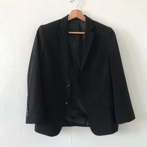 Chaps kid blazer. Black